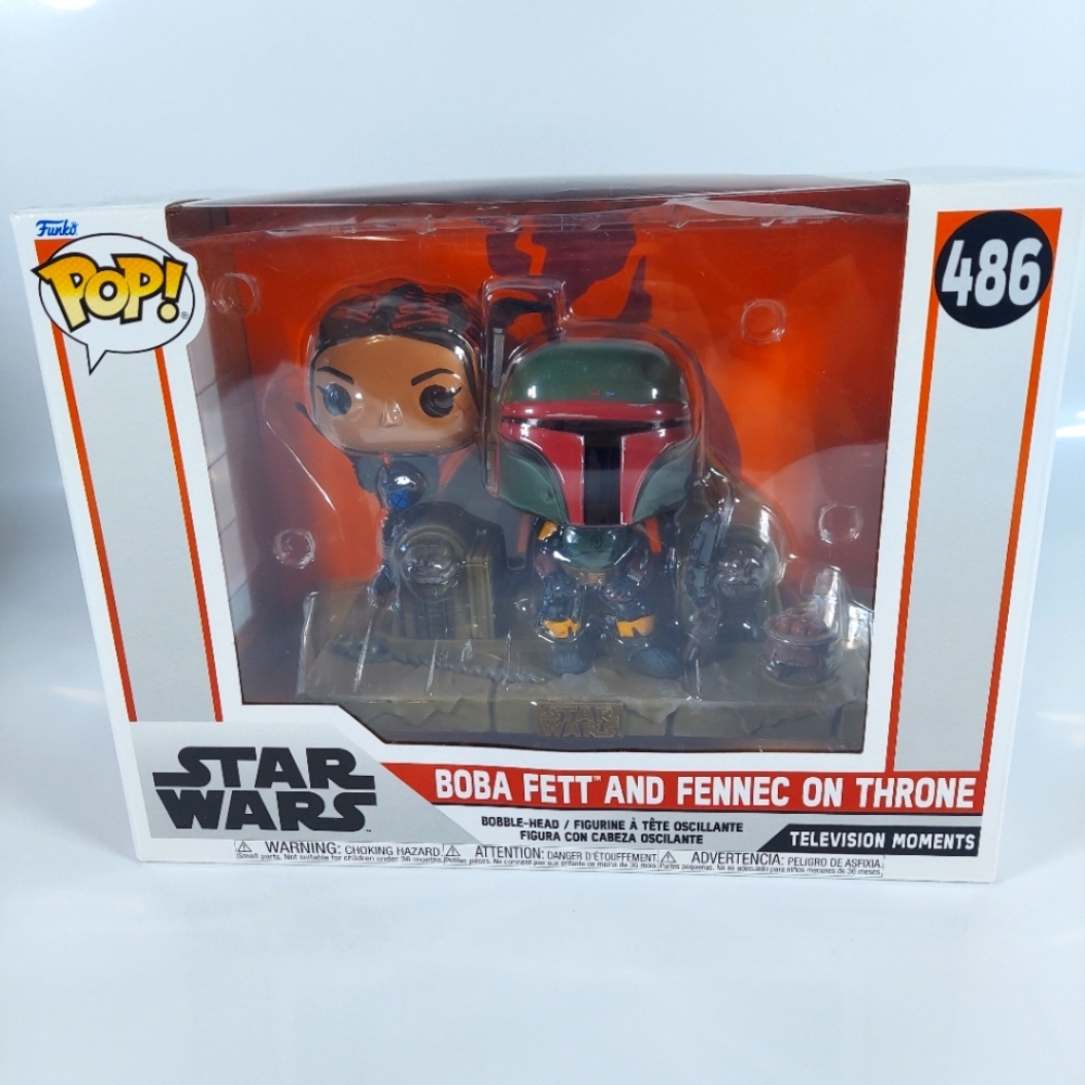 Boba Fett and Fennec on Throne Funko Pop